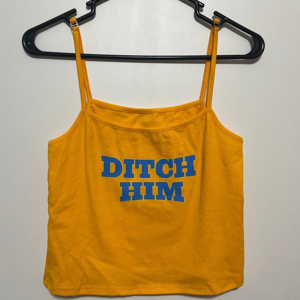 Ditch Him Pride Y2K Spaghetti‎ Strap Cami Size M Cherrykitten Festival